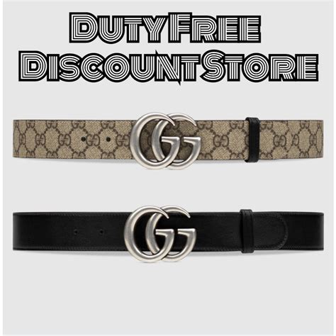 Gucci เข็มขัด GG Marmont reversible belt.